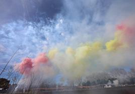 Madrid se vuelca con su mascletá