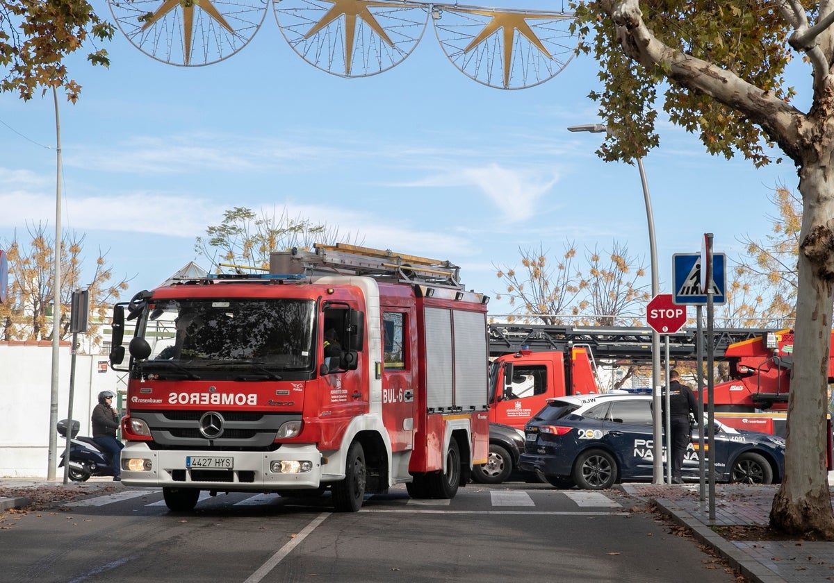 Camiones de bomberos