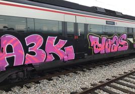 La limpieza de grafitis en los trenes andaluces costó a Renfe más de medio millón de euros en 2023