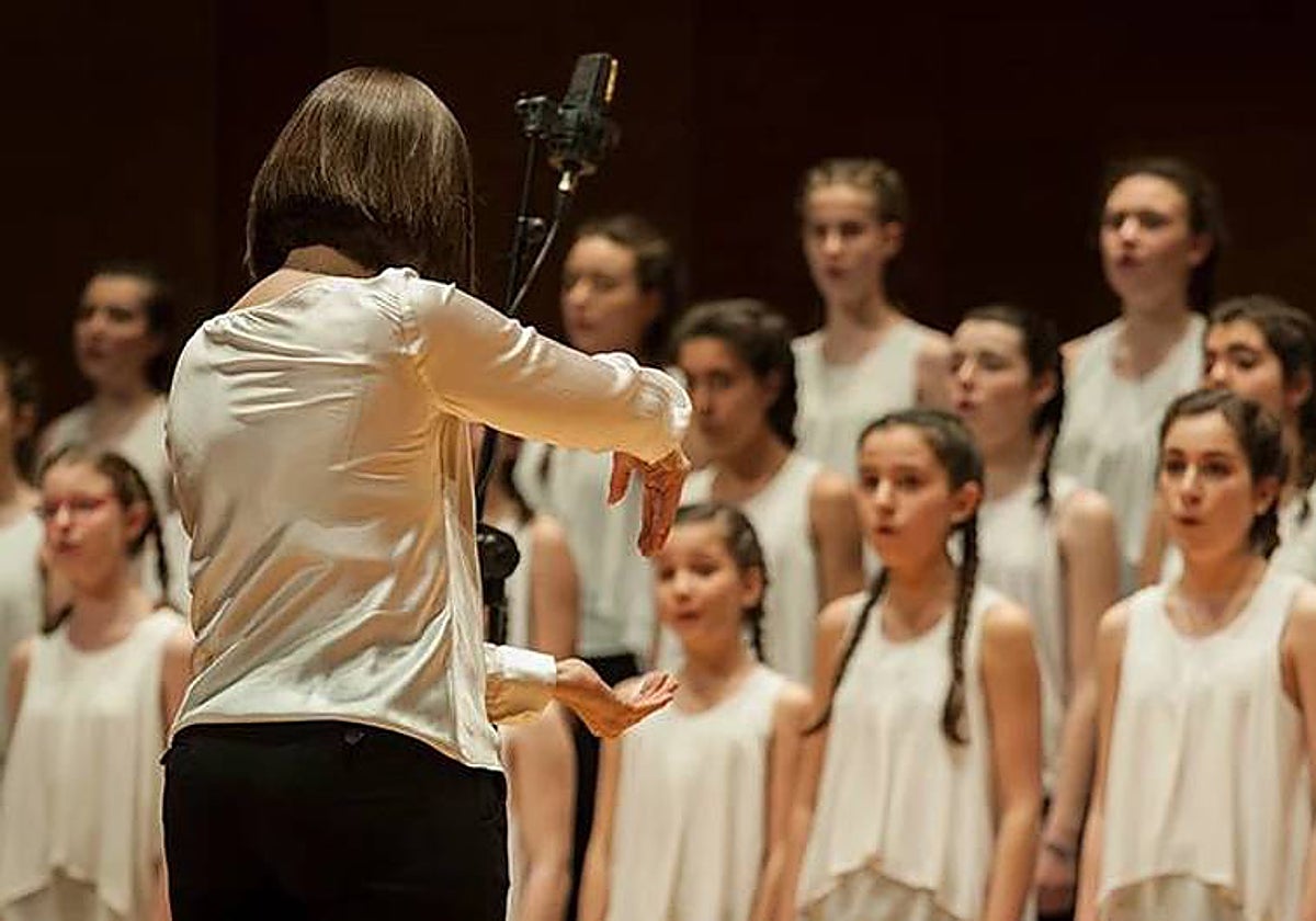El coro Voces Blancas de Valladolid en una imagen de archivo