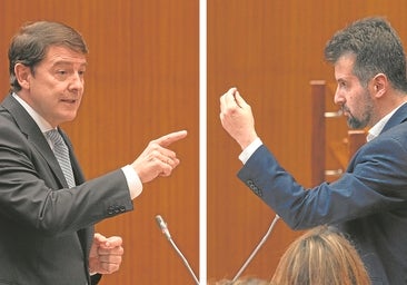 Mañueco y Tudanca se acusan de falta de «liderazgo» político en la Comunidad