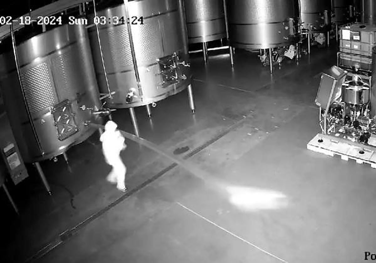 Una de las imágenes de la secuencia del sabotaje en Cepa 21