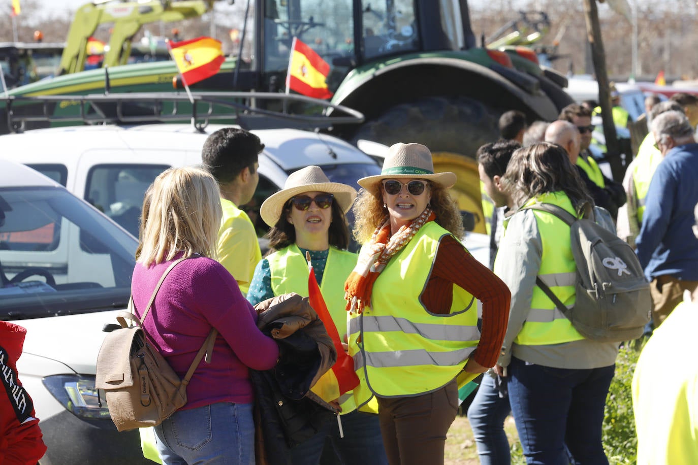 Fotos: la tensa protesta de los agricultores de Córdoba