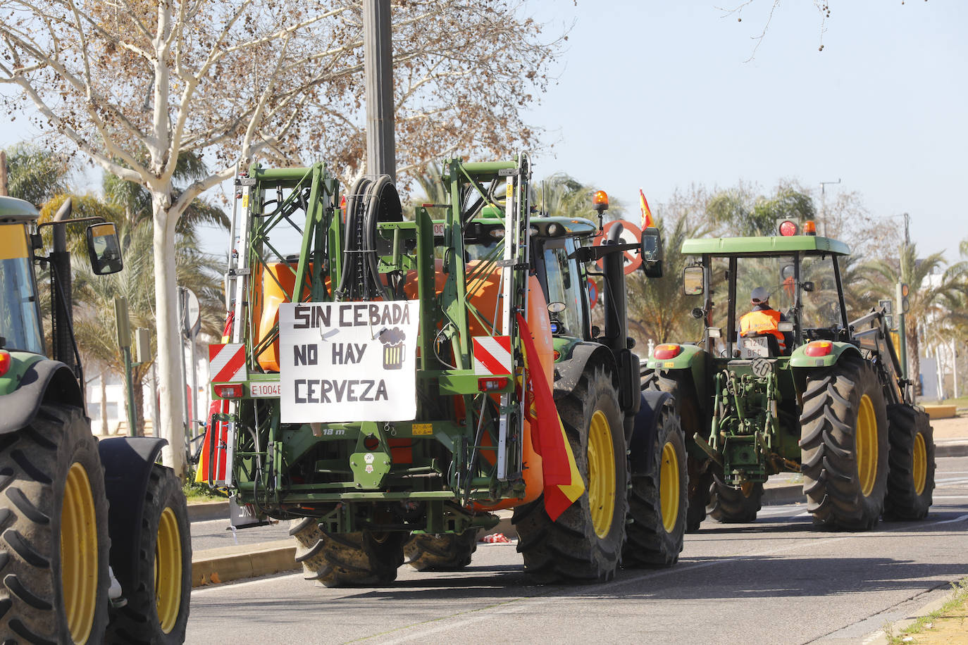Fotos: la tensa protesta de los agricultores de Córdoba