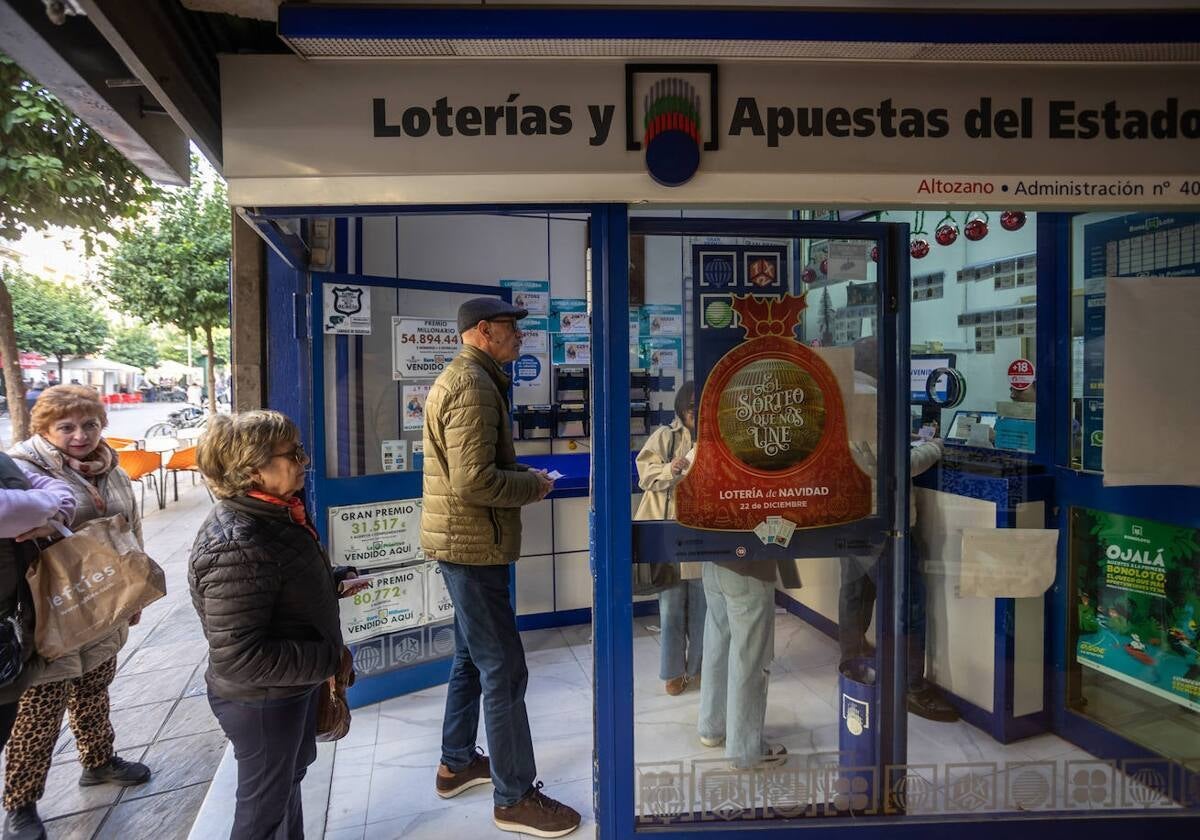 Administración de Lotería en una imagen de archivo