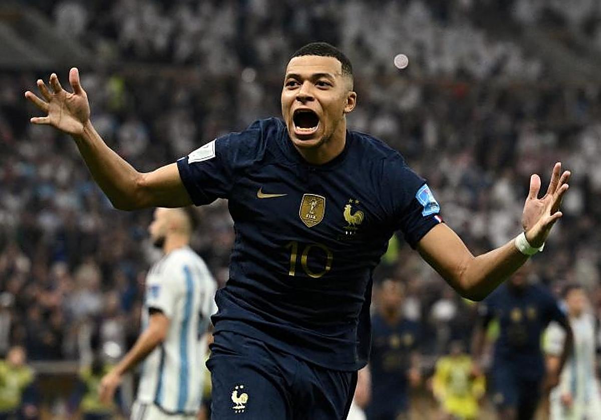 Imagen de archivo del futbolista francés Kylian Mbappé