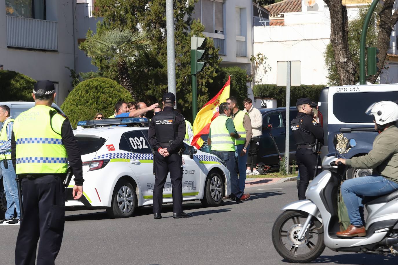 Fotos: la tensa protesta de los agricultores de Córdoba