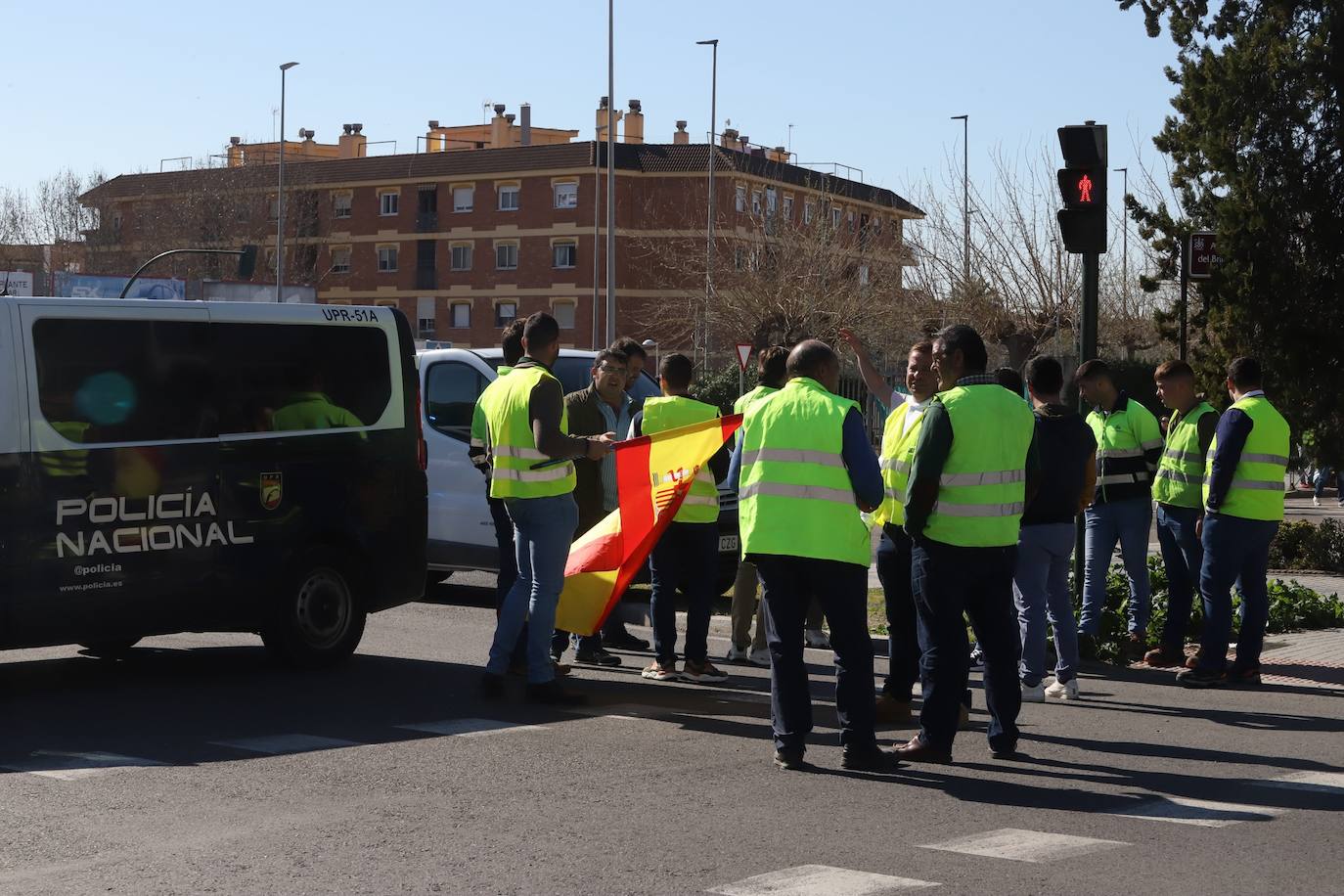 Fotos: la tensa protesta de los agricultores de Córdoba