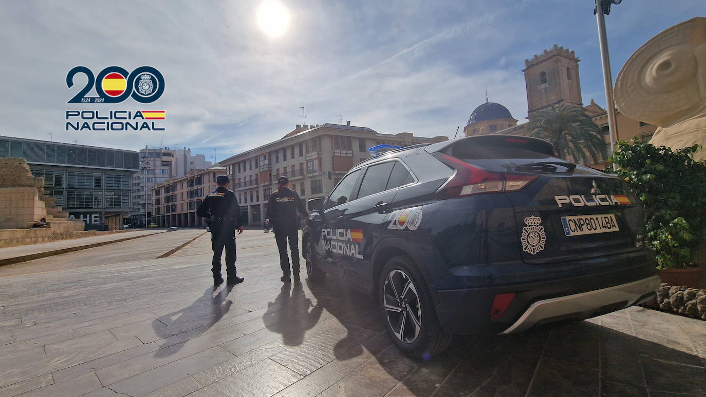 Imagen de archivo de la Policía Nacional en Elche