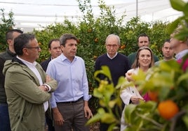 Mazón: «Defenderemos las reivindicaciones de nuestros agricultores ante la dejadez del Gobierno central»