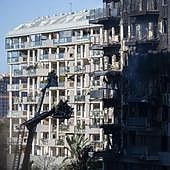 El incendio de Valencia se originó en un piso del edificio que estaba vacío
