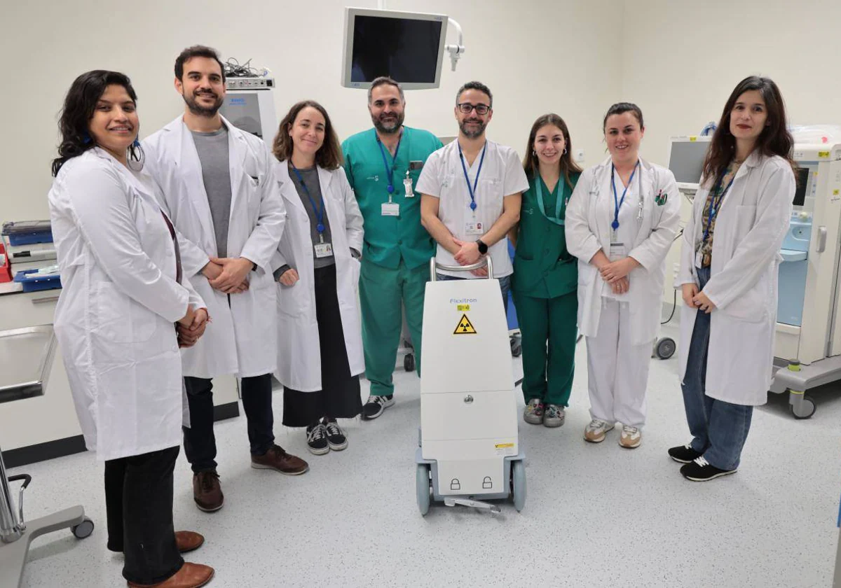 Profesionales del servicio de Oncologia Radioterápica del Hospital Universitario de Toledo