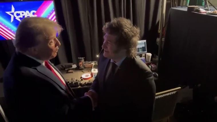 Milei, arropado por Trump, clama en EE.UU. contra el "peligro" de las ideas socialistas