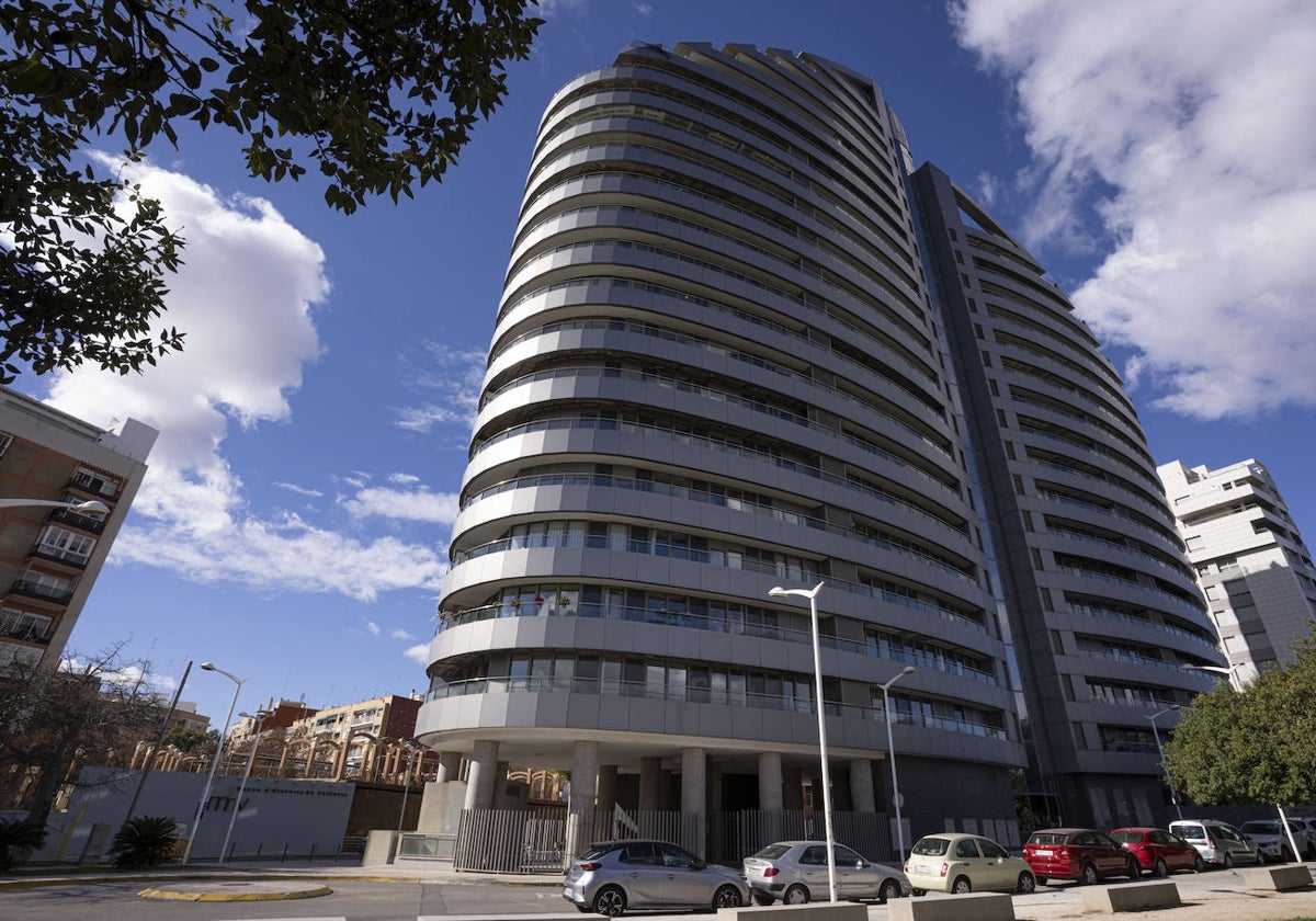 Imagen de la Torre Navis, en Mislata (Valencia)