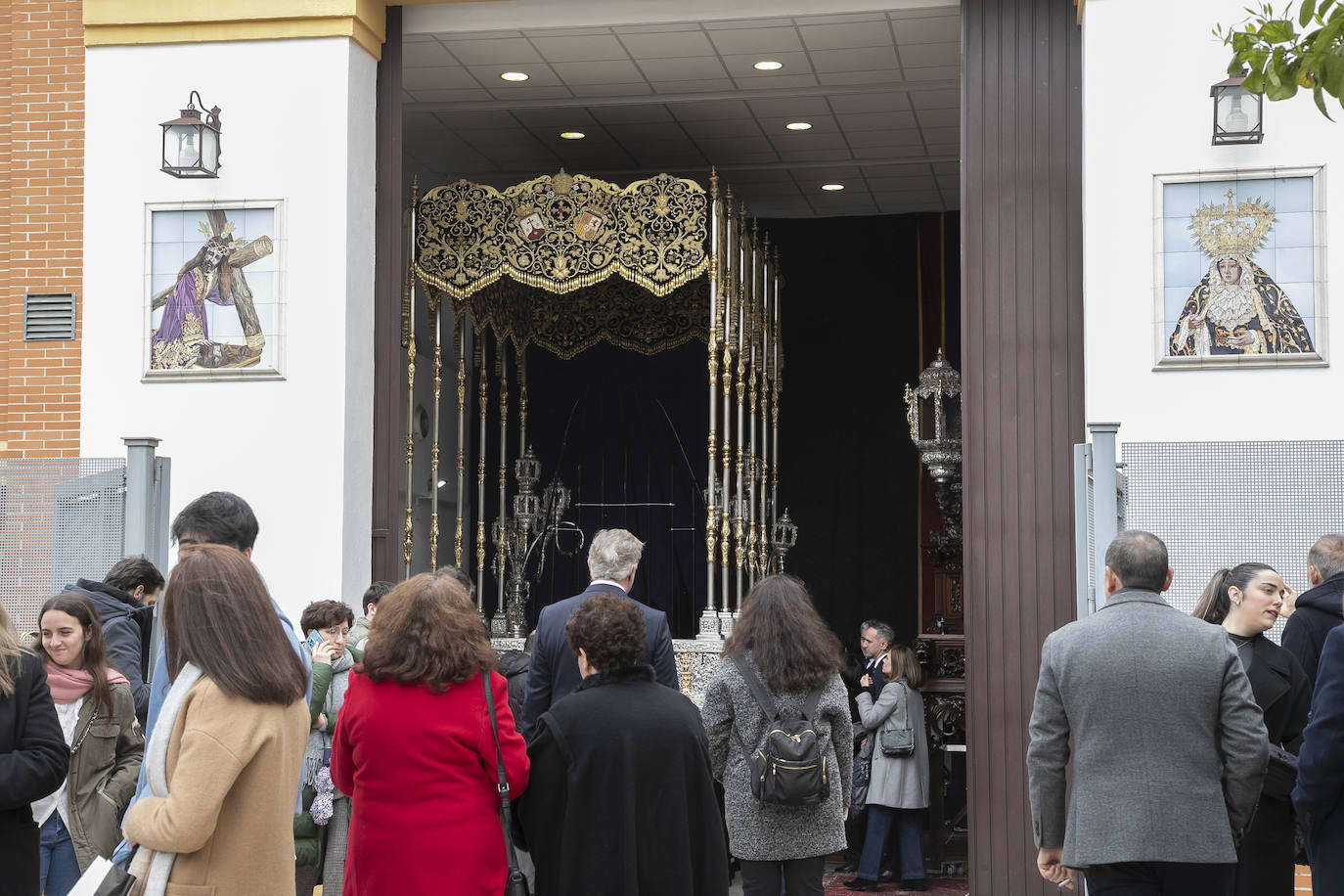 Fotos: El palio de la Virgen del Mayor Dolor en su Soledad de Córdoba luce nuevas proporciones