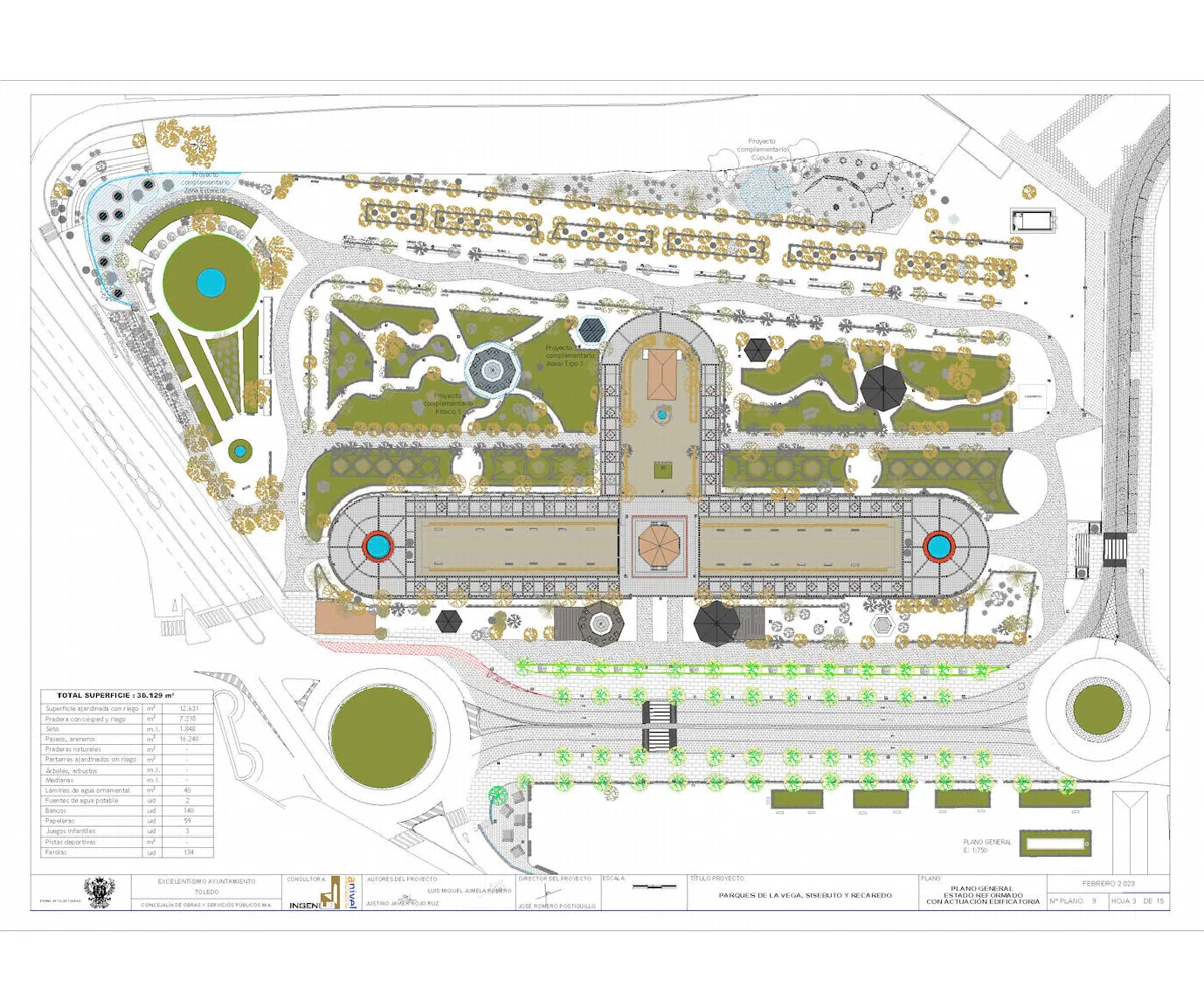 Plano de las remodelaciones que se van a ejecutar