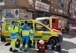 Muere un obrero tras caerle encima un muro de hormigón en el barrio de Delicias