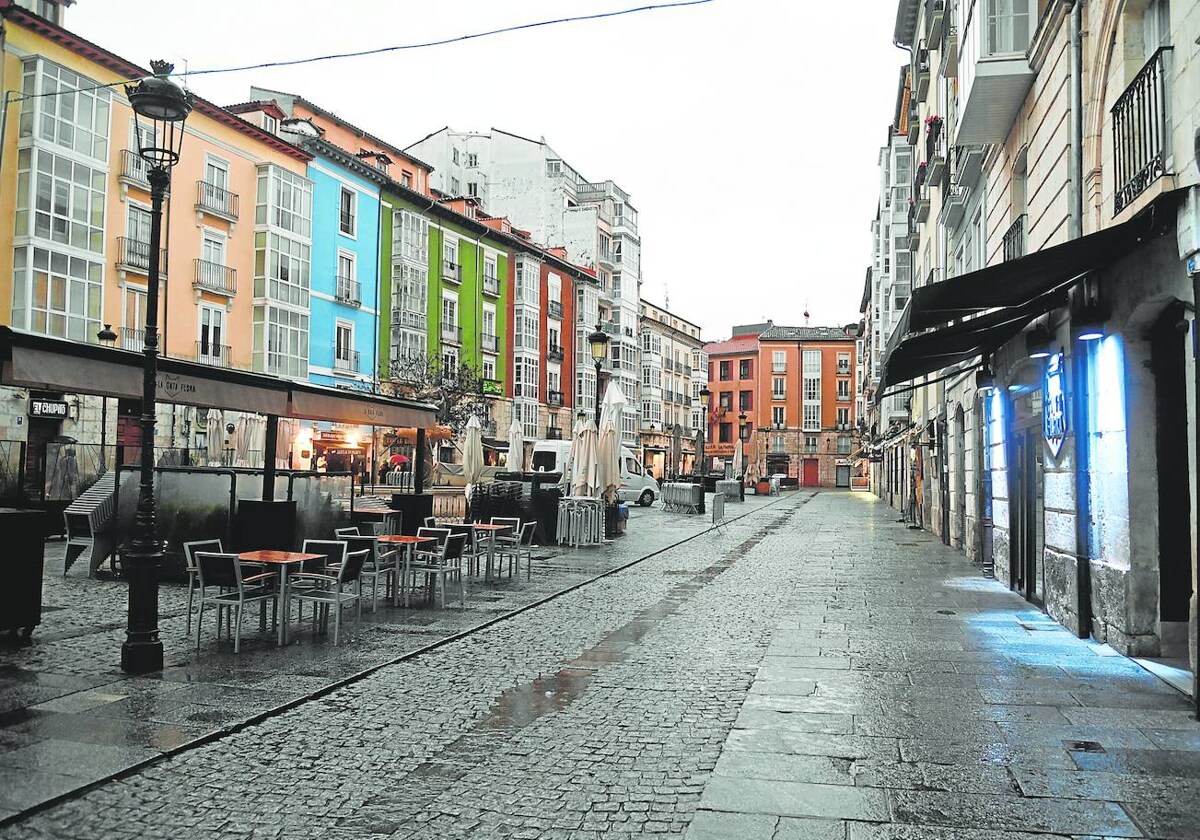 La Flora, zona de ocio de la capital burgalesa donde falleció el joven vallisoletano