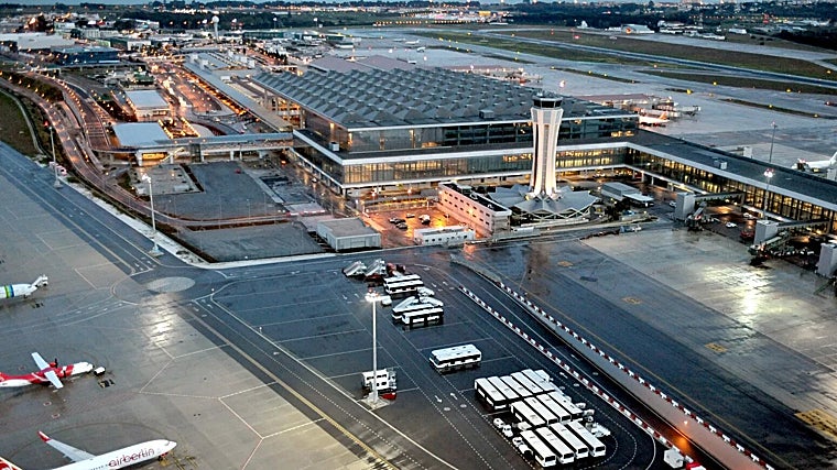 Panorámica del Aeropuerto de Málaga