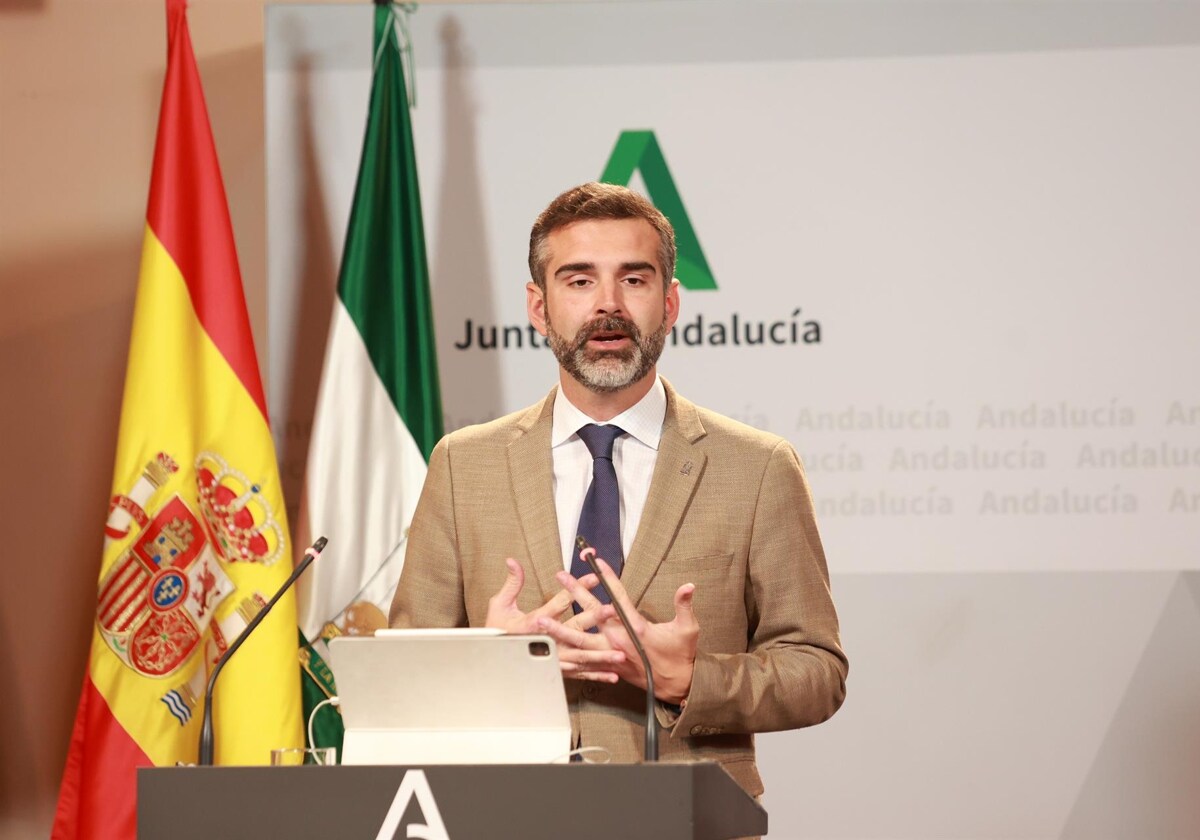 El portavoz del Gobierno de la Junta de Andalucía, Ramón Fernández-Pacheco