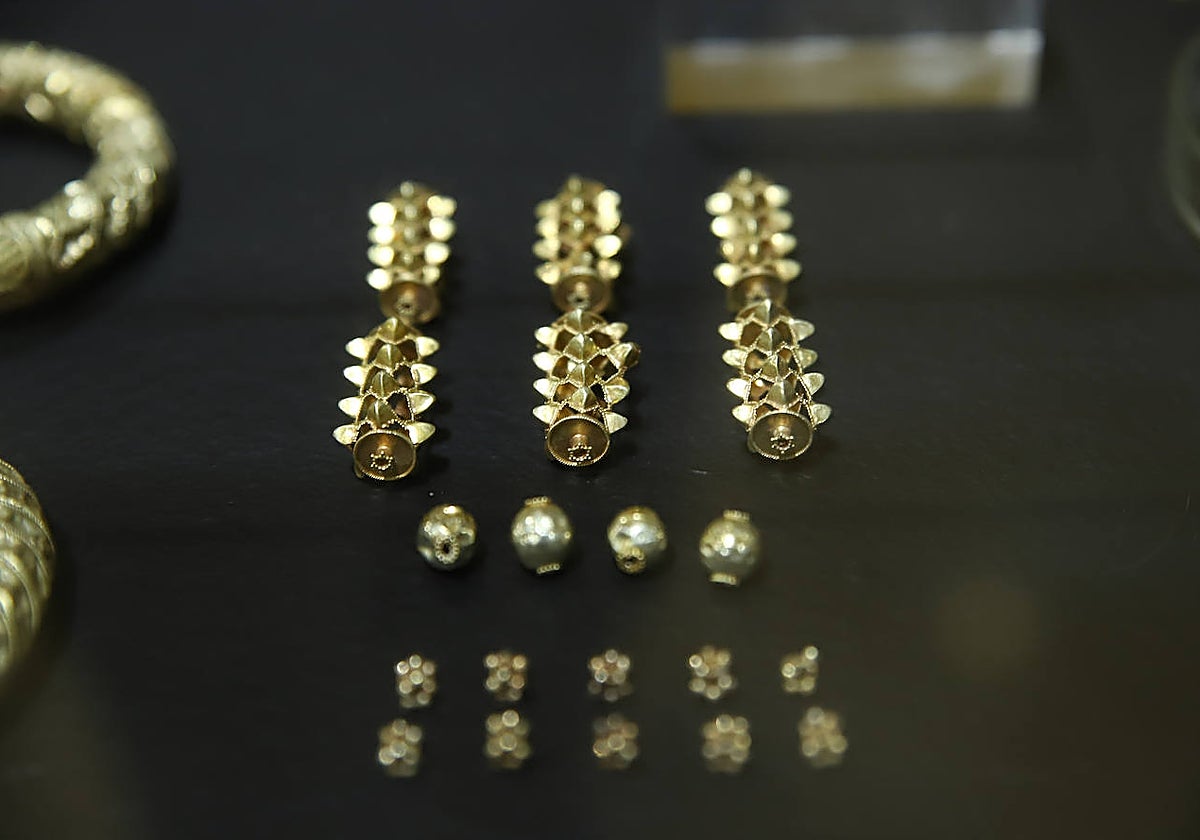 Joyas de la Amarguilla de Baena, expuestas en el Museo Arqueológico de Córdoba