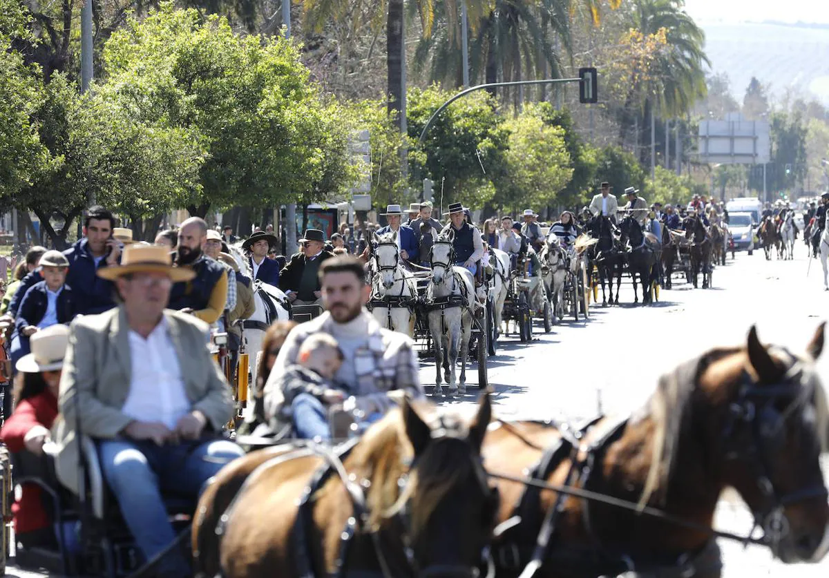 Participantes en la Marcha Hípica del Día de Andalucía