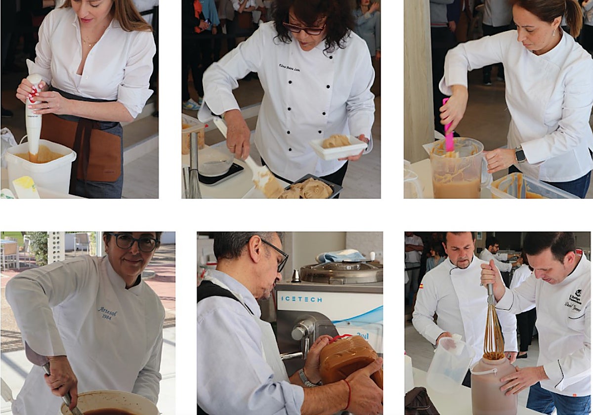 Heladeros artesanos participantes en la anterior edición de Gran Premio Helado.