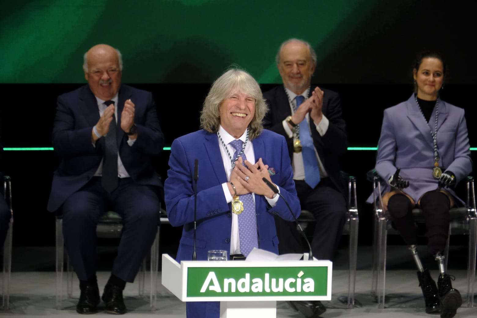 José Mercé, en el atril del Teatro de la Maestranza