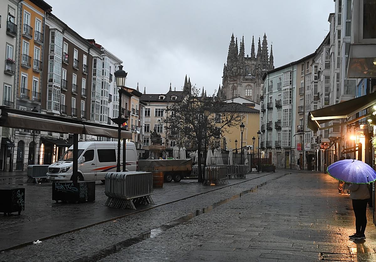 Zona de Las Llanas, donde tuvo lugar el suceso en Burgos