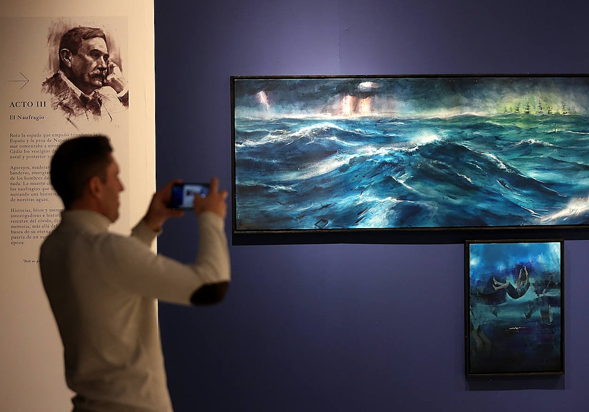 Exposición sobre Galdós y su obra 'Trafalgar' en el Teatro Cómico