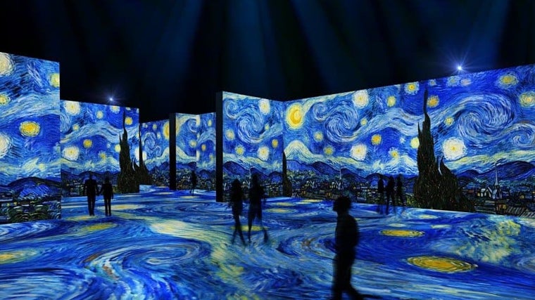 Asistentes en 'El mundo de Van Gogh'