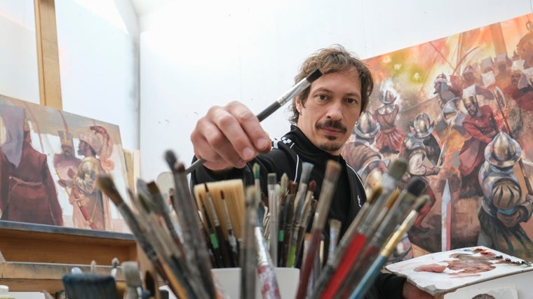 Parra estudió Bellas Artes en la Universidad de Sevilla