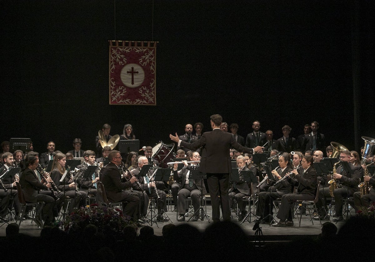 La banda de la Esperanza, en el pregón de la Semana Santa de Córdoba, donde suena cada año 'Saeta cordobesa'