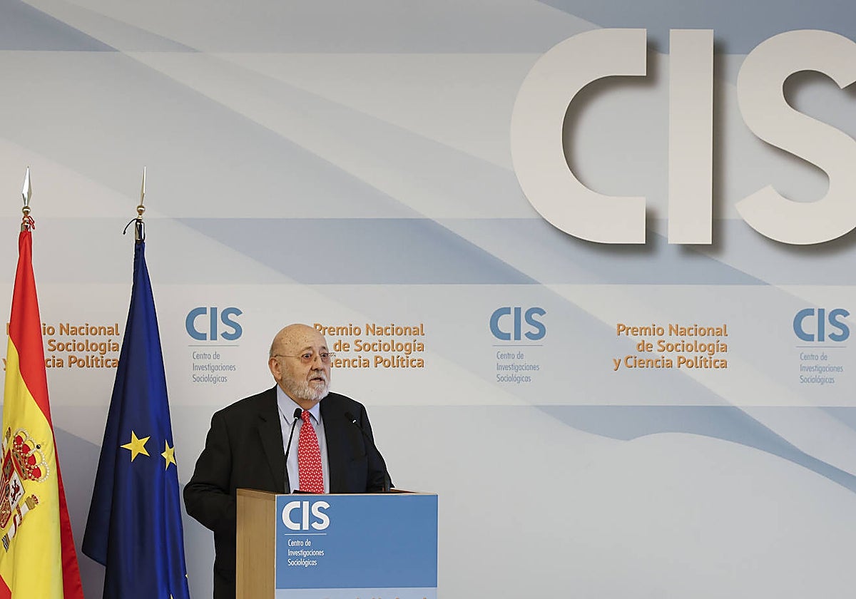 El presidente del Centro de Investigaciones Sociológicas (CIS), José Félix Tezanos