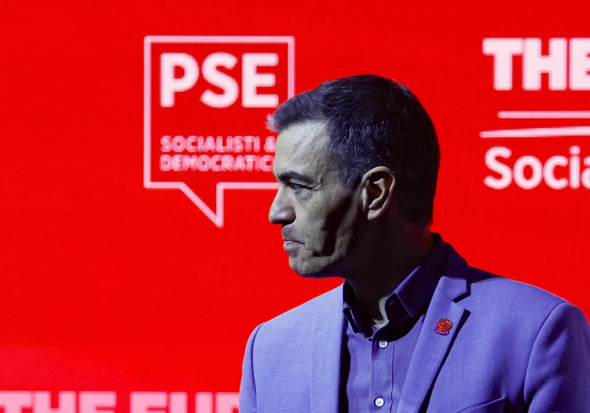 Pedro Sánchez en el Congreso electoral de los socialistas europeos en Roma