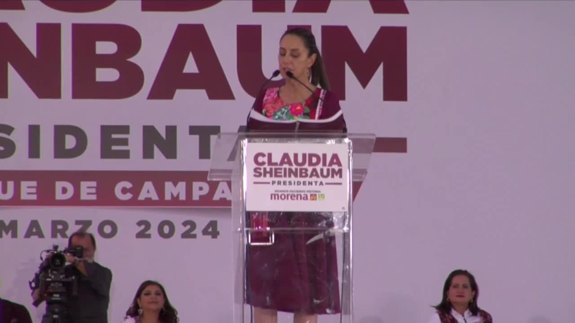 Claudia Sheinbaum arranca campaña presidencial prometiendo a López Obrador seguir su legado