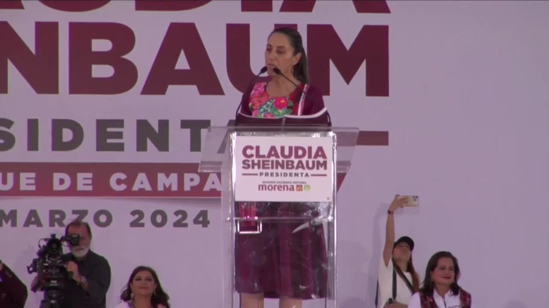 Claudia Sheinbaum Inicia Campaña Presidencial Prometiendo A López Obrador Seguir Su Legado