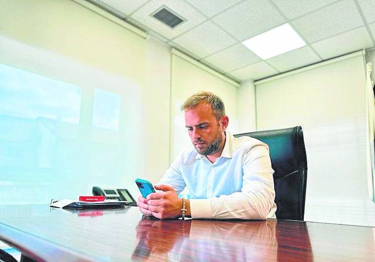 El alcalde de Arganda del Rey, Alberto Escribano