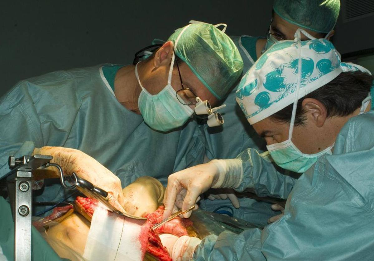 Operación de trasplante en un hospital andaluz