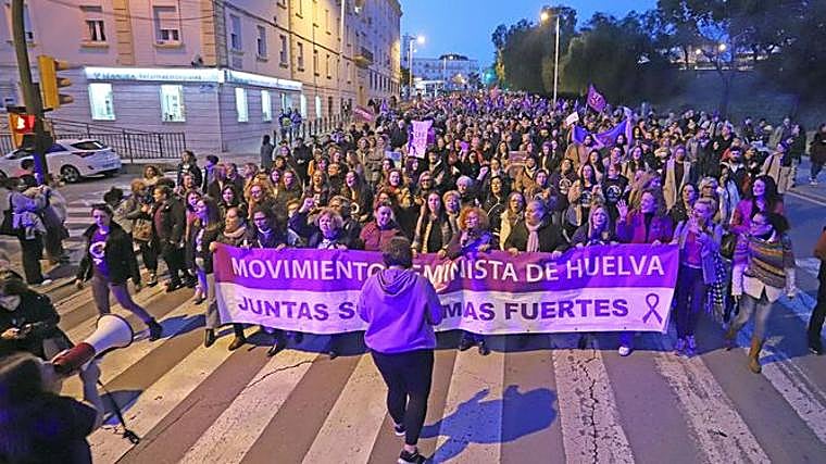 Manifestación por el Dia de la Mujer de Huelva 2023