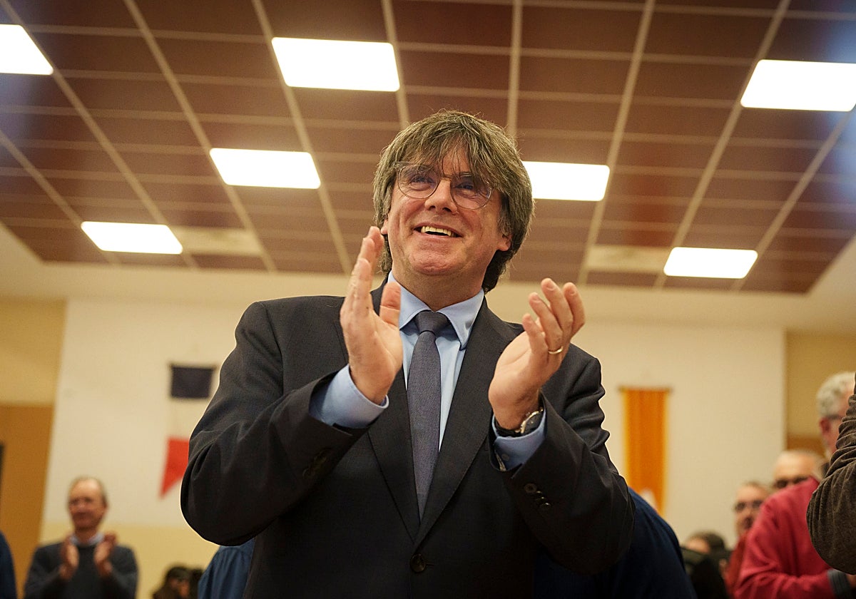 El expresidente de la Generalitat fugado, Carles Puigdemont