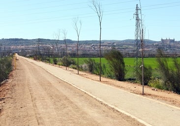 La nueva senda entre Santa Bárbara y Azucaica, en imágenes