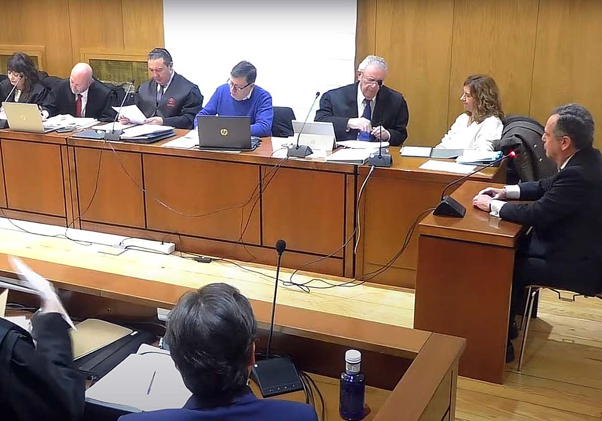 Pablo Trillo, este martes en la Audiencia de Valladolid