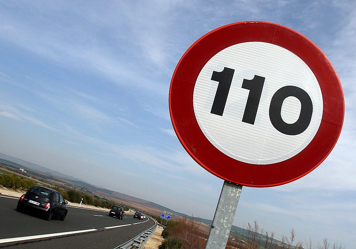 Vehículos en la A-45, donde ha producido el accidente