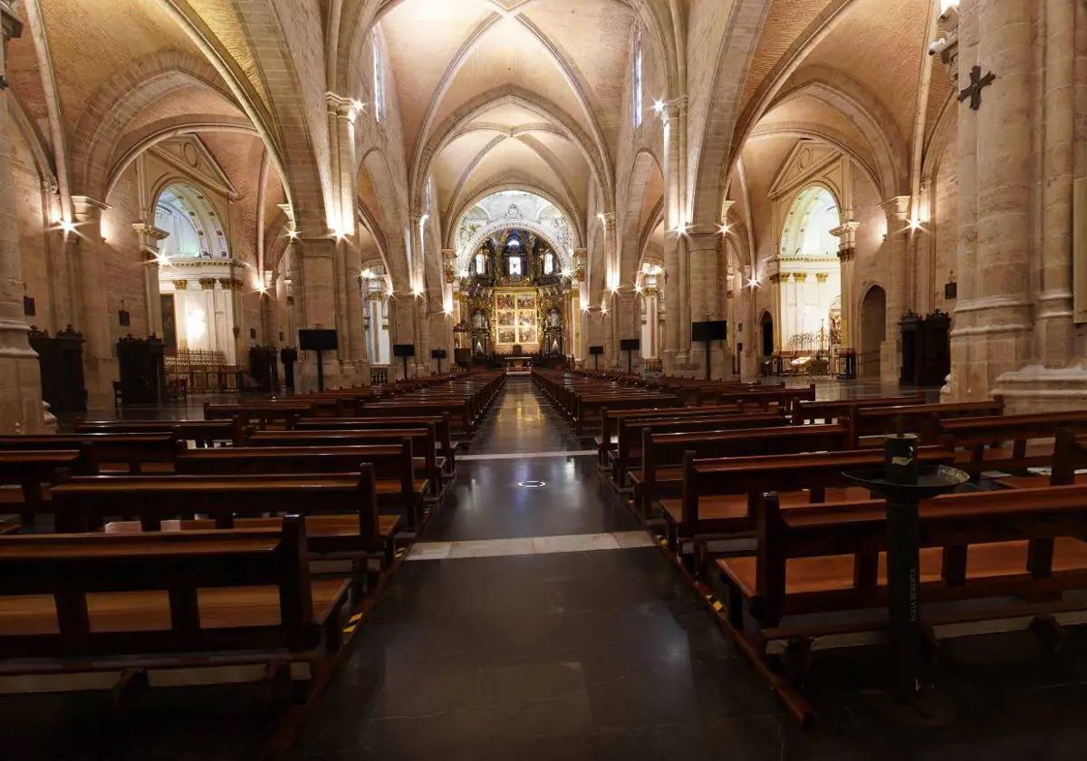 Imagen de archivo del interior de la catedral de Valencia