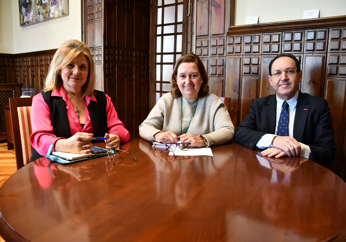 Sonia Gómez, Concepción Cedillo y Jesús Guerrero