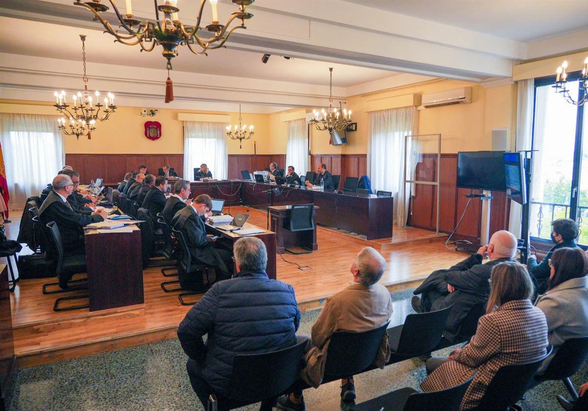 Imagen de una de las sesiones del juicio contra la antigua cúpula de la UGT en Andalucía