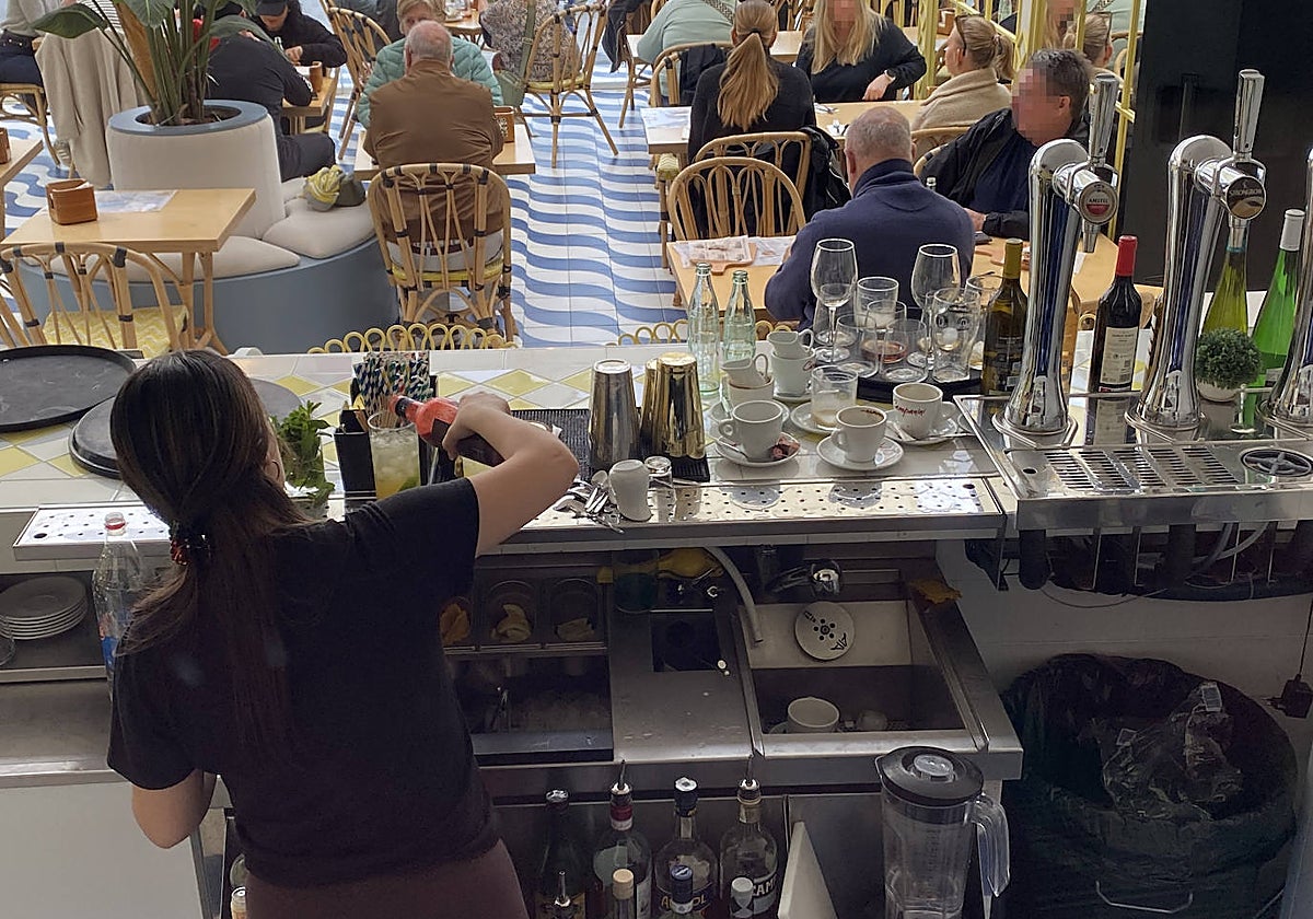 Imagen de archivo de un local de hostelería