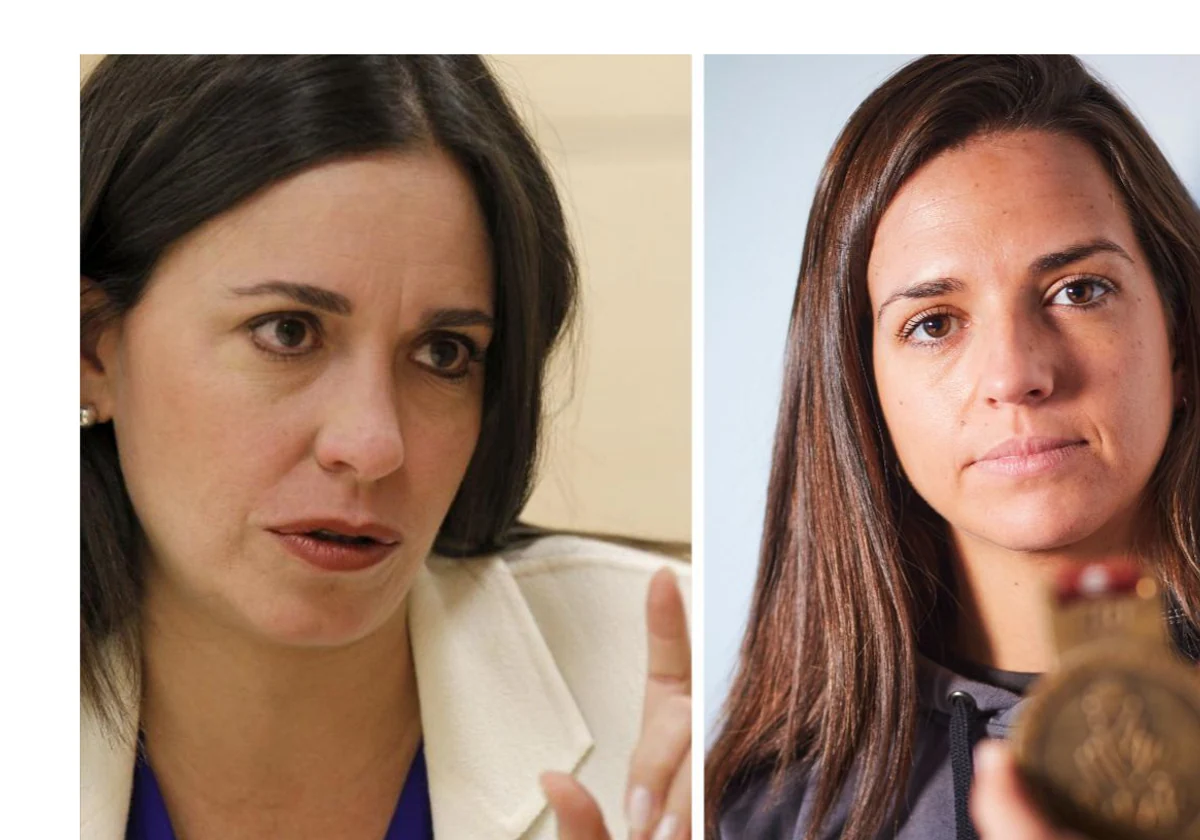 María Corina Machado (izq.) y Cristina Gutiérrez, dos de las mujeres que recibirán reconocimientos de la Comunidad de Madrid el 8 de marzo