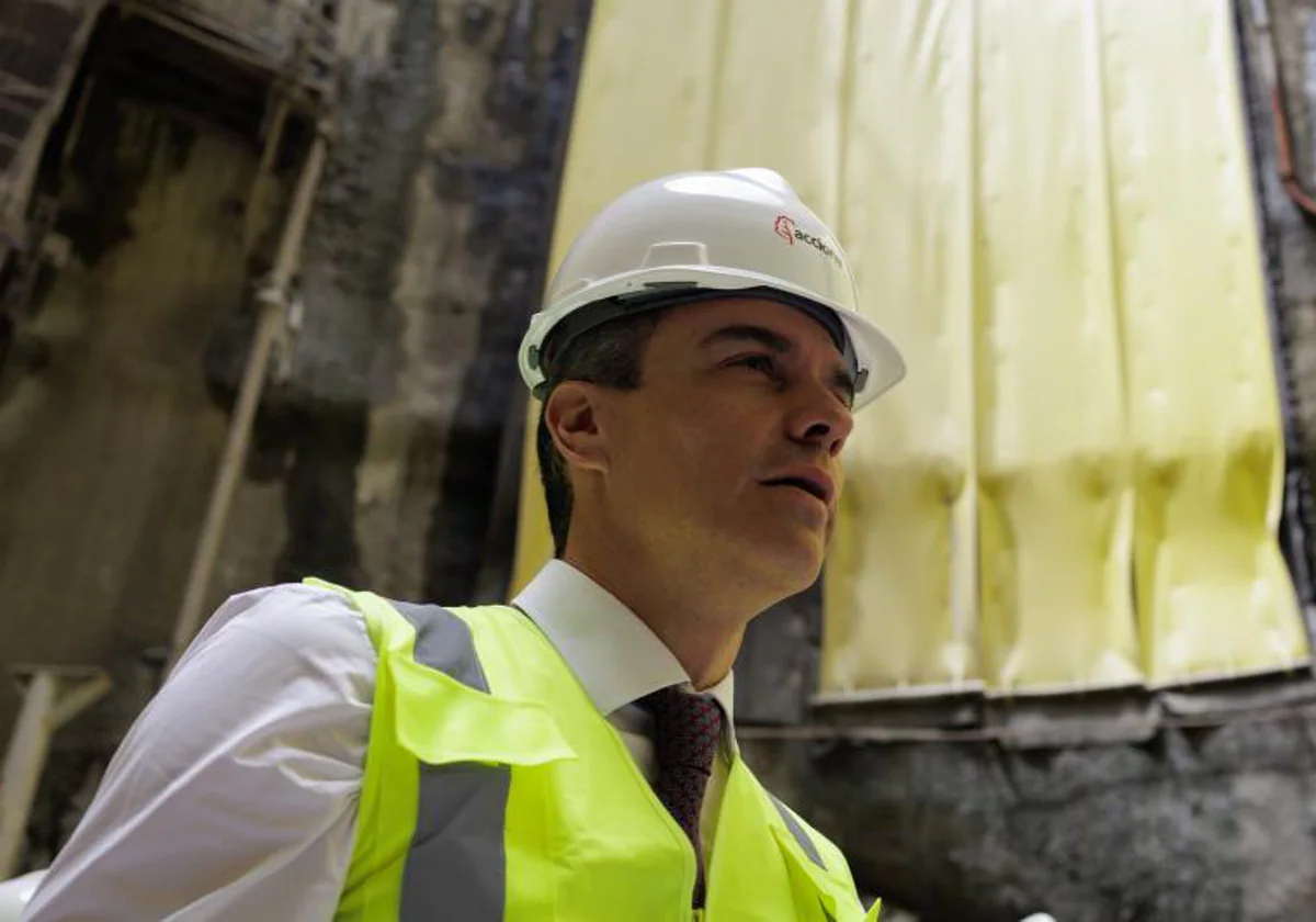 Pedro Sánchez, ayer, durante su viaje en Brasil